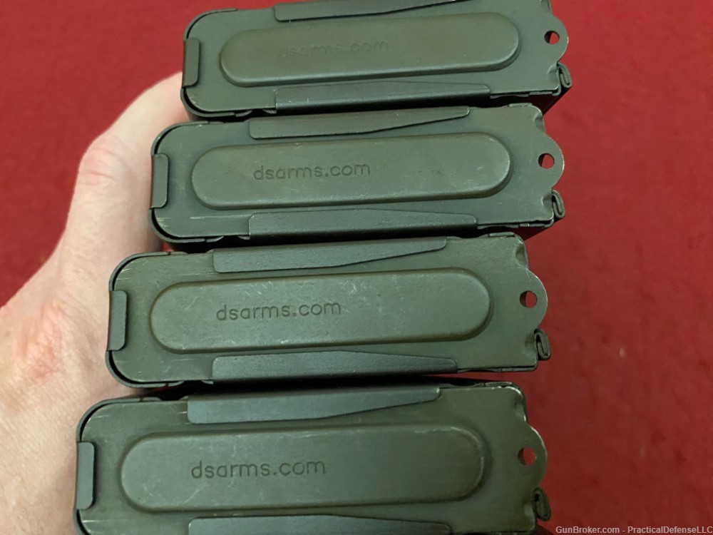 Lot of 5 Excellent Metric FAL 20rd steel magazines DSA marked 7.62 / 308-img-16