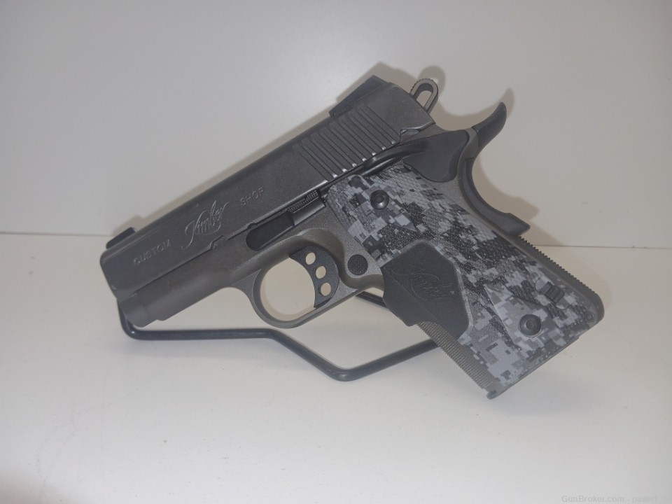 Kimber Custom Shop Ultra Covert 45acp W/ laser grips and 1 Mag-img-0