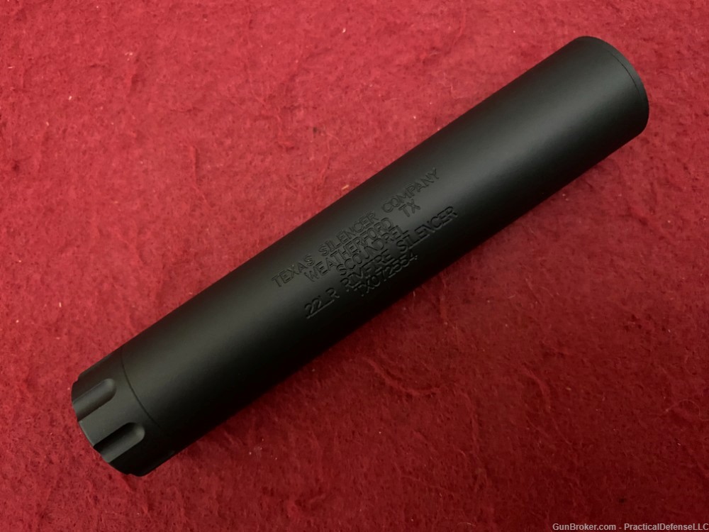 New Texas Silencer Scoundrel .22 Rimfire Silencer, rated for all rimfires-img-1
