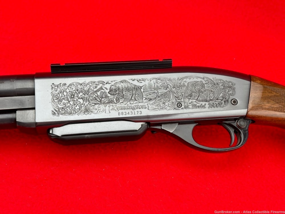 1997 Remington Model 7600 Slide Action Rifle 270 WIN 22" - FACTORY ENGRAVED-img-5