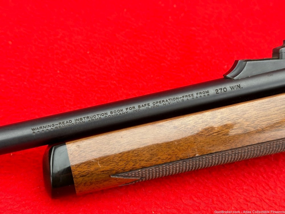 1997 Remington Model 7600 Slide Action Rifle 270 WIN 22" - FACTORY ENGRAVED-img-10