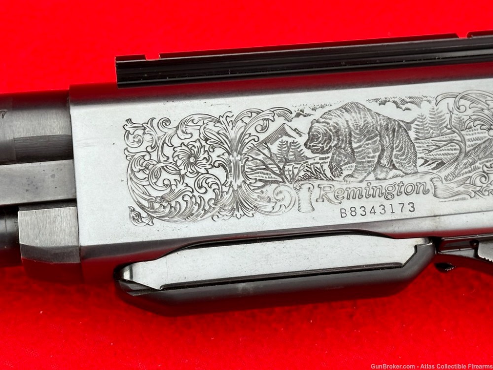 1997 Remington Model 7600 Slide Action Rifle 270 WIN 22" - FACTORY ENGRAVED-img-6