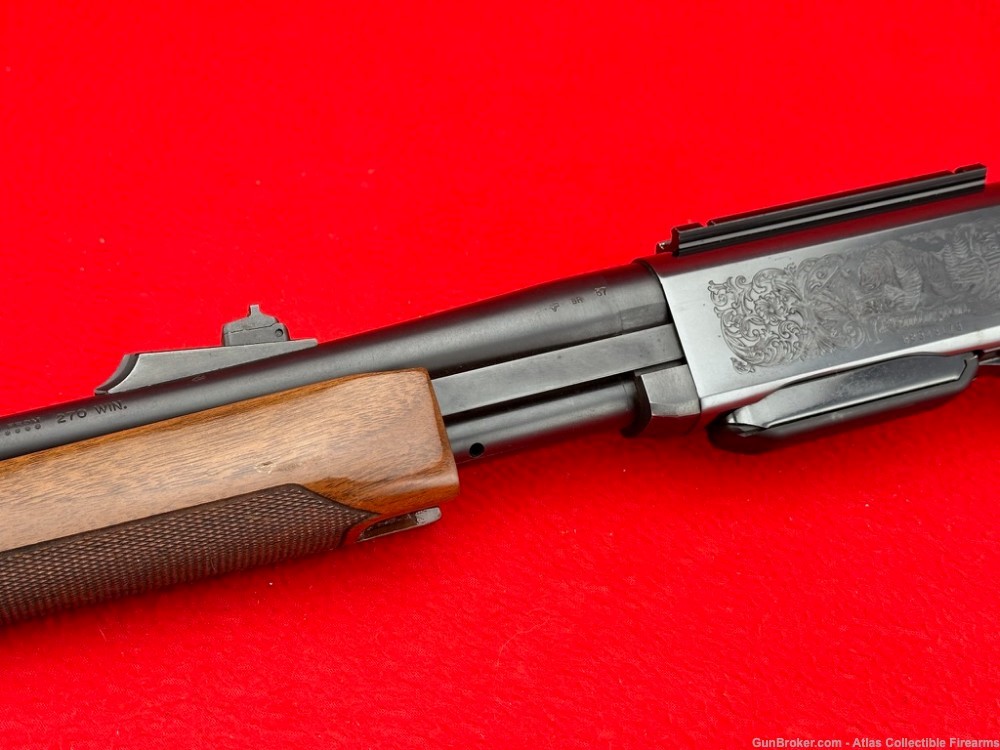1997 Remington Model 7600 Slide Action Rifle 270 WIN 22" - FACTORY ENGRAVED-img-4