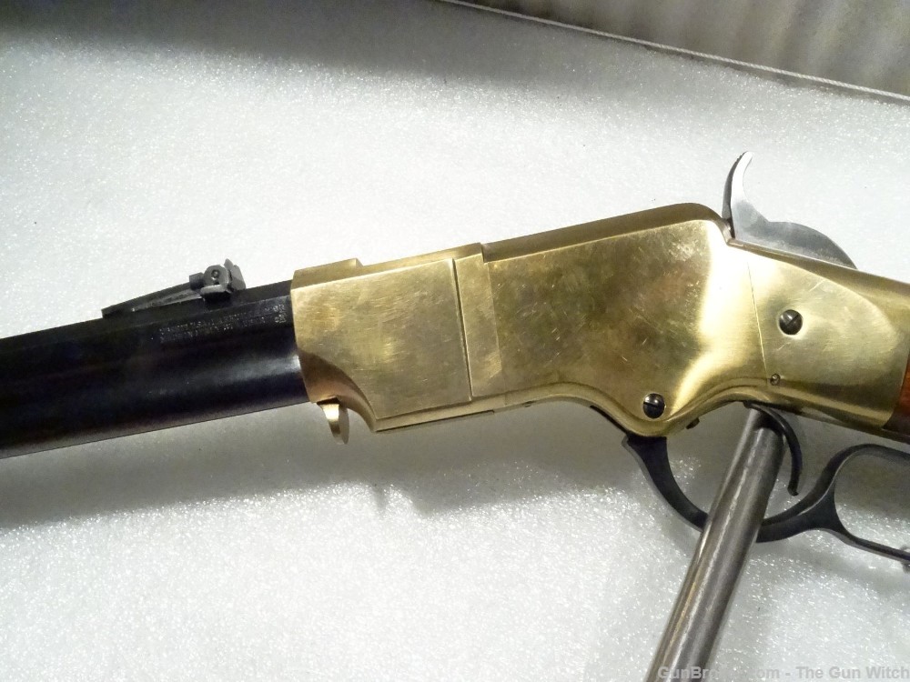 1860 Henry Lever Rifle Uberti Brass Replica 44 WCF 44-40-img-11