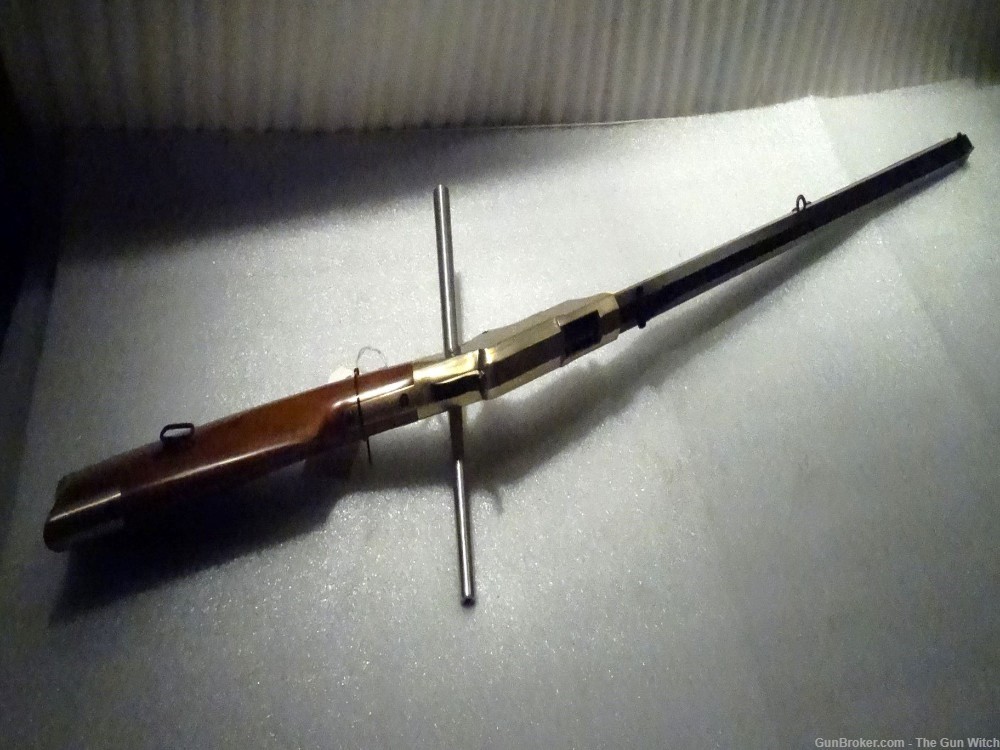 1860 Henry Lever Rifle Uberti Brass Replica 44 WCF 44-40-img-7