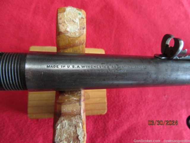 Winchester Model 55 64 1894 30WCF 20 Inch barrel Tenon Lyman Marble -img-2