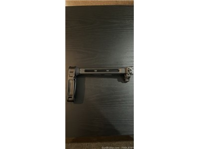 Sig Sauer Folding pistol brace with Gear Head Works metal Tailhook mpx mcx