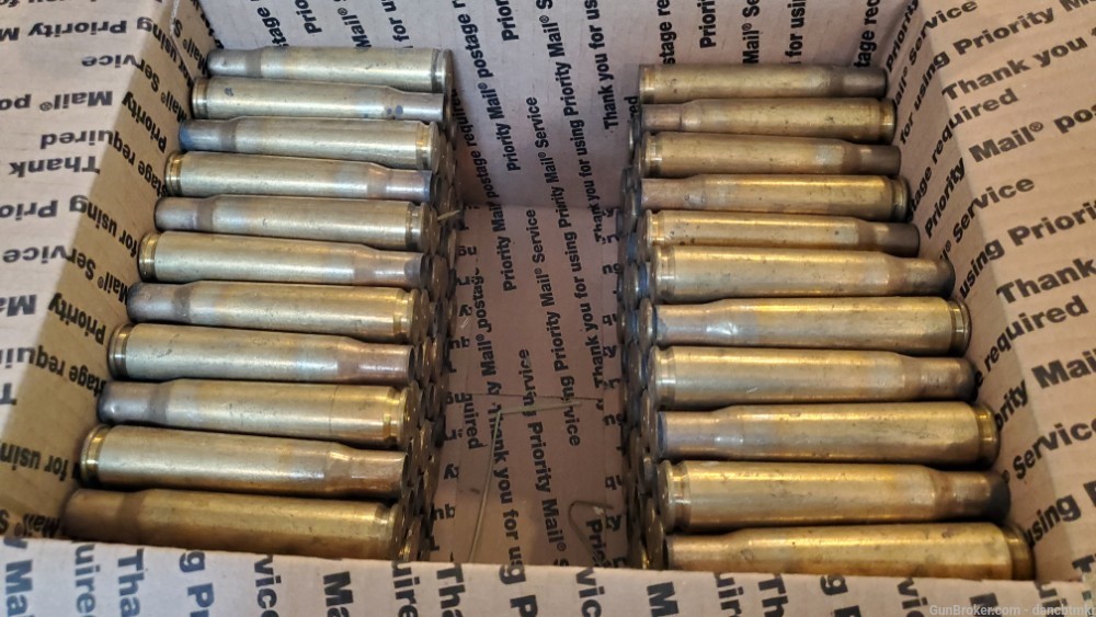 50 BMG Barrett Brass - fired/used 138 count $18.40 shipping or combo-img-0