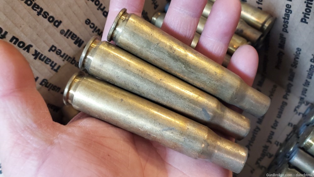 50 BMG Barrett Brass - fired/used 138 count $18.40 shipping or combo-img-4