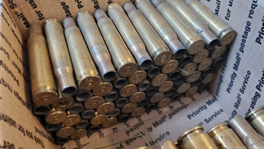 50 BMG Barrett Brass - fired/used 138 count $18.40 shipping or combo-img-2