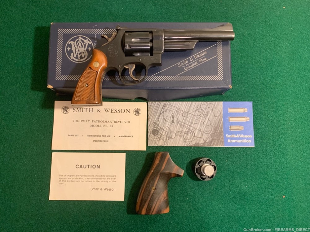 Smith & Wesson Model 28-2 The Highway Patrolman .357 mag   6" Mfg.1978 -img-0