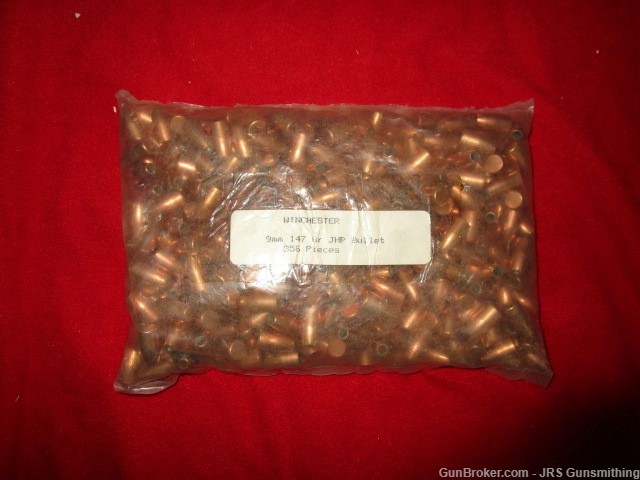 Winchester 9mm 147 gr JHP Bullets qty 356-img-0
