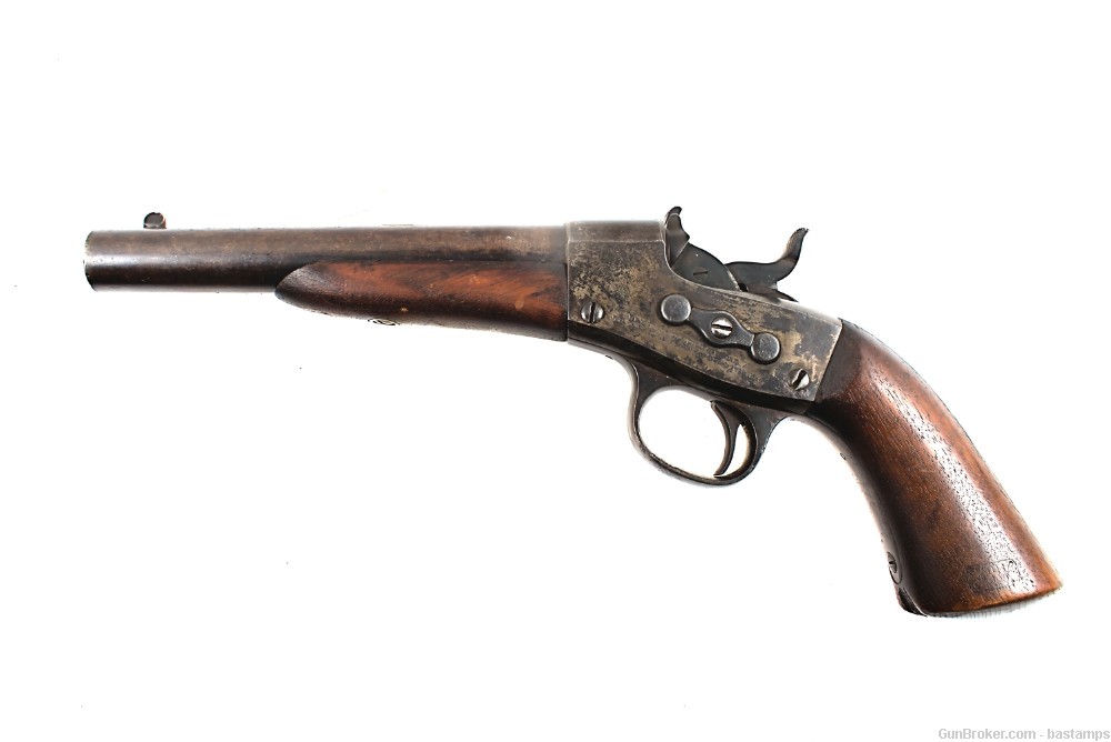 Remington Model 1867 Navy Rolling Block Pistol – SN: 3691 (Antique) -img-0