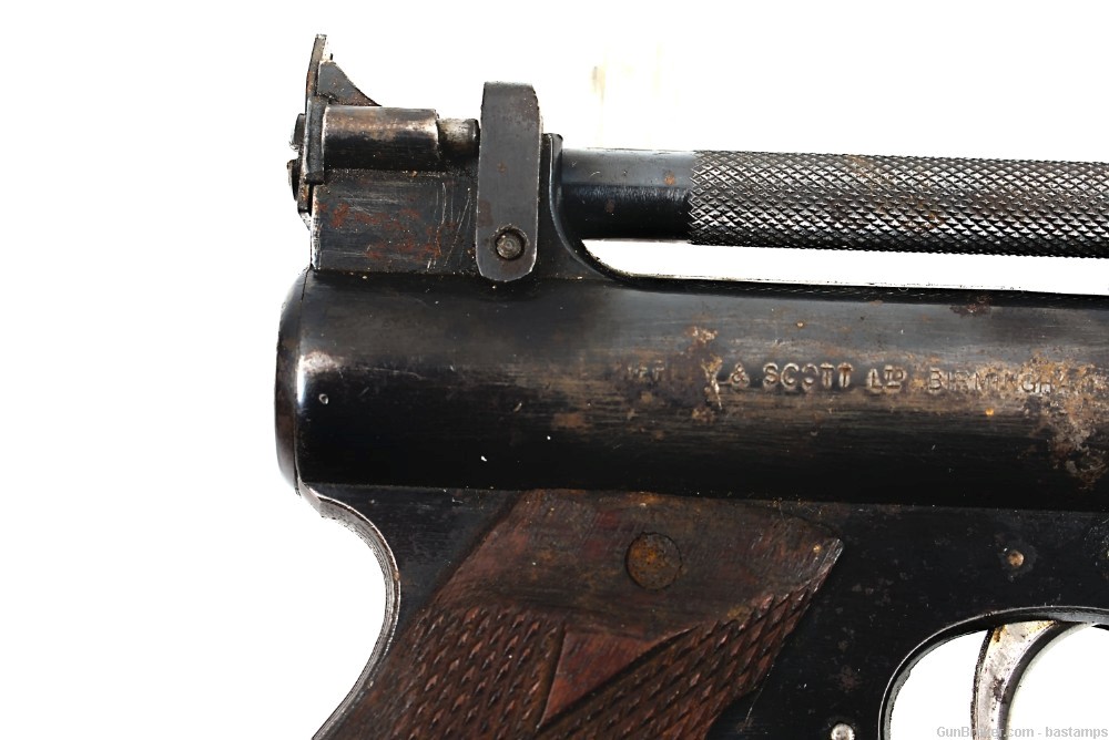 Early Post War Webley Senior Air Pistol –SN: S18951 -img-17