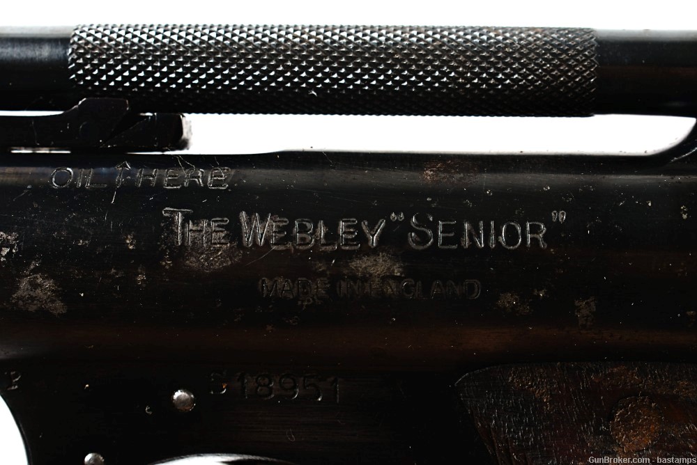 Early Post War Webley Senior Air Pistol –SN: S18951 -img-21