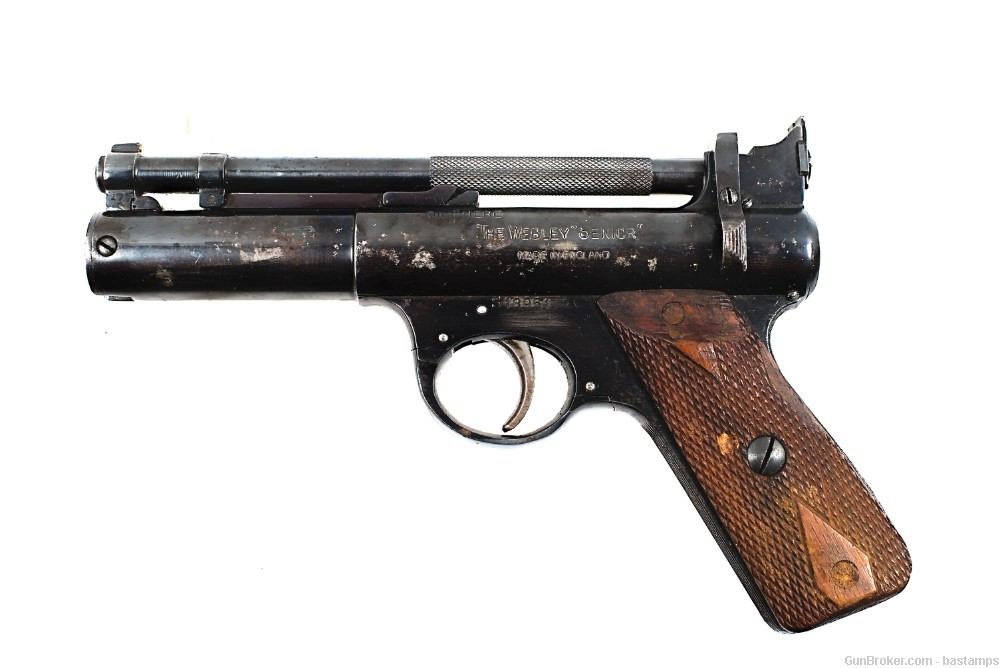 Early Post War Webley Senior Air Pistol –SN: S18951 -img-0