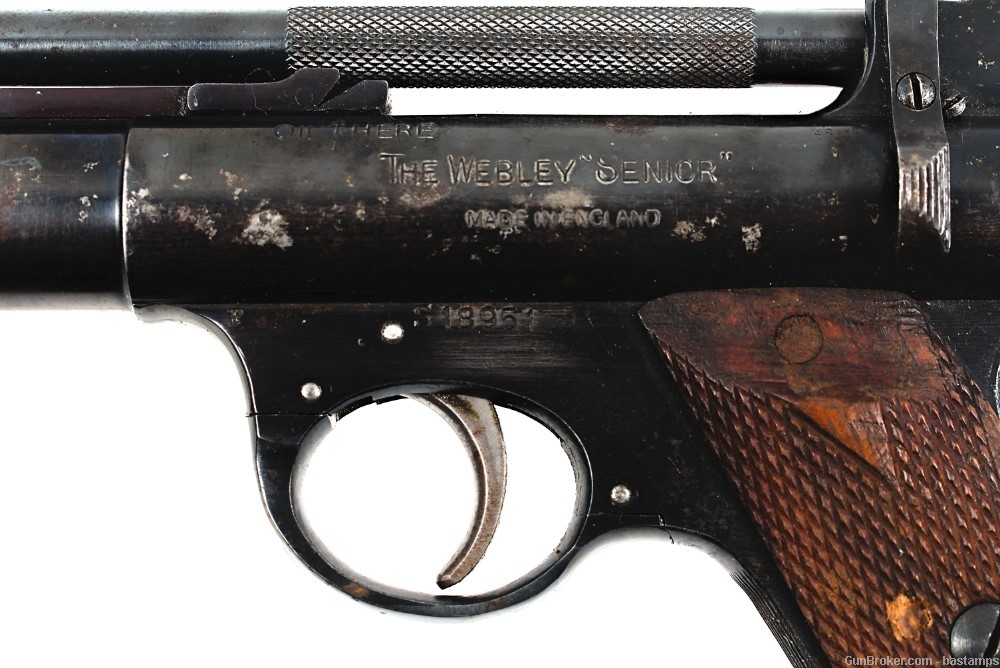 Early Post War Webley Senior Air Pistol –SN: S18951 -img-12