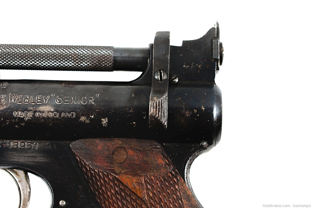 Early Post War Webley Senior Air Pistol –SN: S18951 -img-11