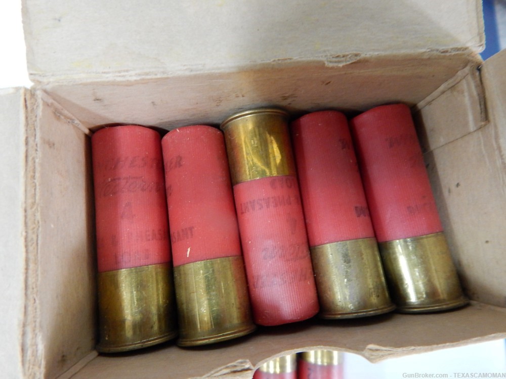 3 boxes vintage Winchester12 gauge shotgun shells-img-10