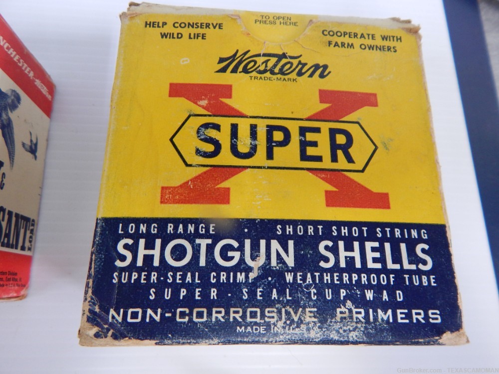 3 boxes vintage Winchester12 gauge shotgun shells-img-4