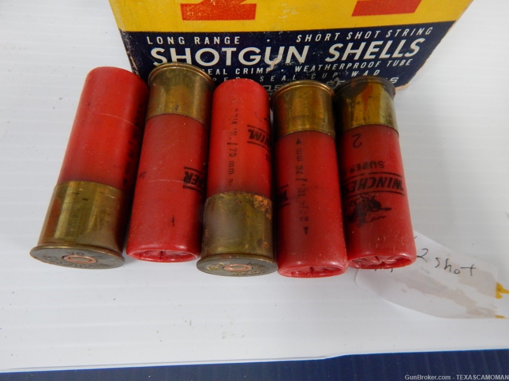 3 boxes vintage Winchester12 gauge shotgun shells-img-9