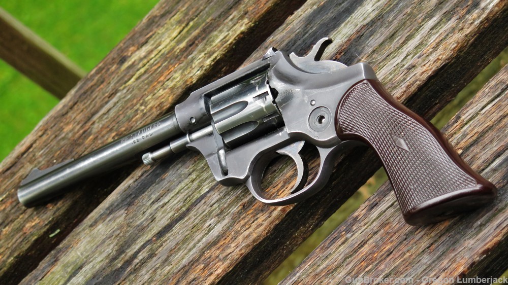 High Standard 22 LR Sentinel 9-Shot Revolver 2nd Year 1956 Original Nice!  -img-27