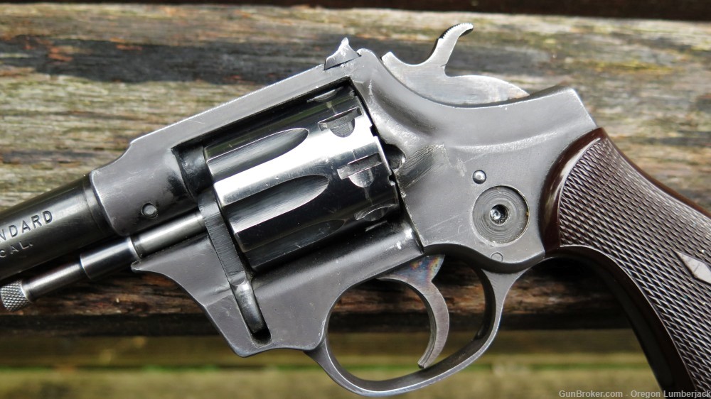 High Standard 22 LR Sentinel 9-Shot Revolver 2nd Year 1956 Original Nice!  -img-3