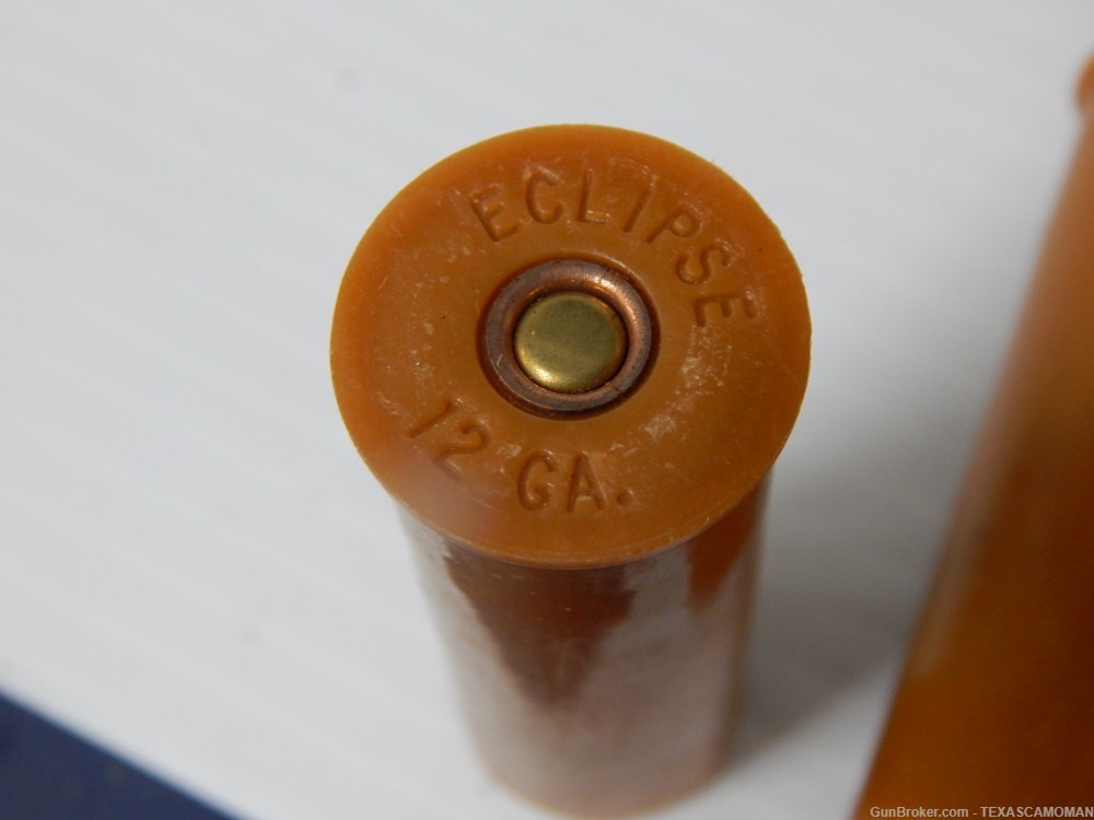 Vintage Eclipse 12 gauge shotgun shells, all plastic #8-img-4