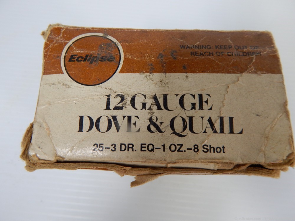 Vintage Eclipse 12 gauge shotgun shells, all plastic #8-img-2