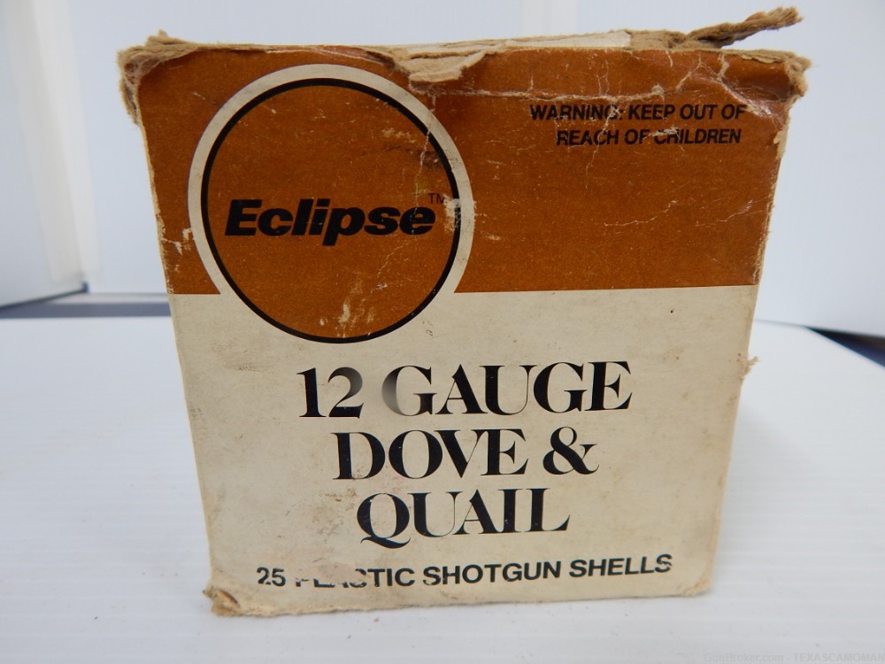 Vintage Eclipse 12 gauge shotgun shells, all plastic #8-img-1
