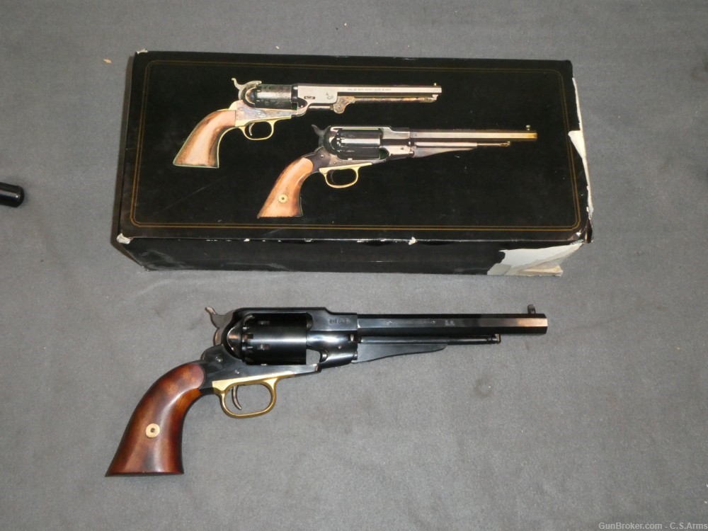 Pietta Remington Model 1858 New Model Army Percussion Revolver, .44 Cal.-img-0