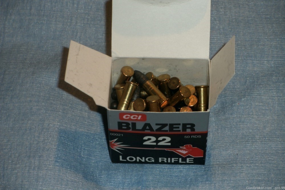 Old Blaser Box of 50 Loose 22lr Ammo-img-2