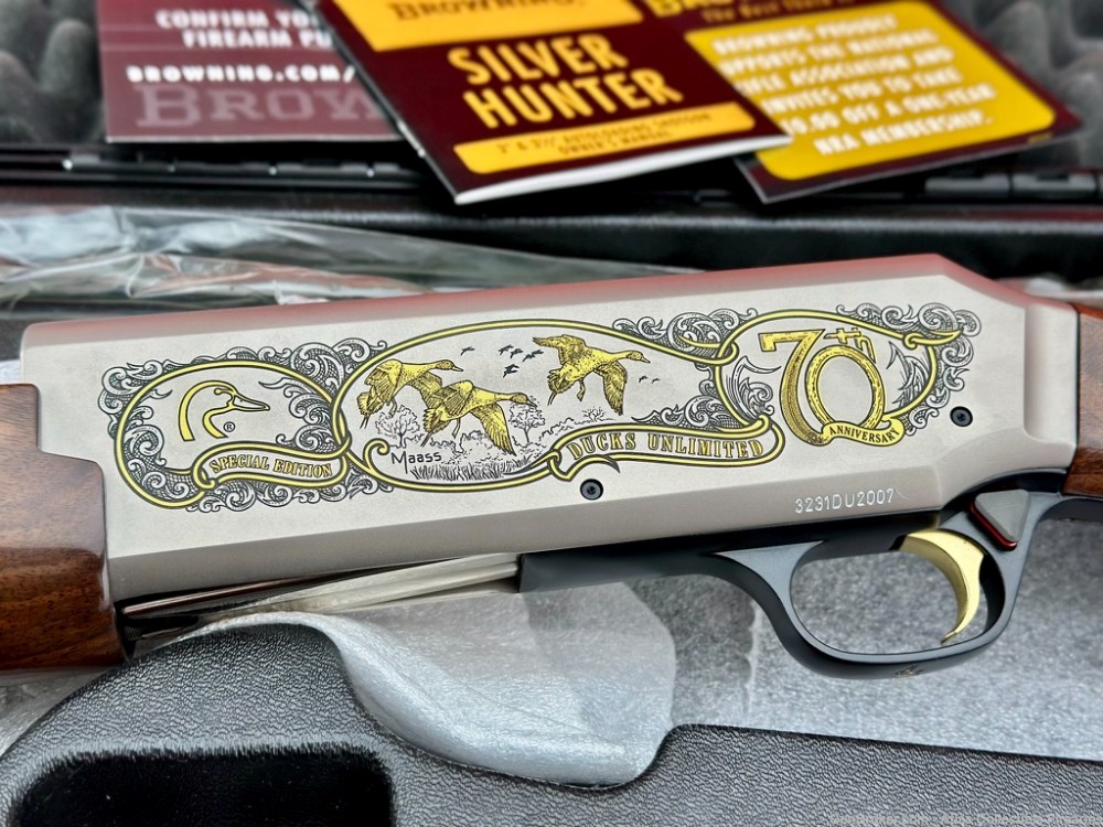 Browning Silver Hunter "Ducks Unlimited 70th" 12GA - Factory Engraved - NIB-img-11