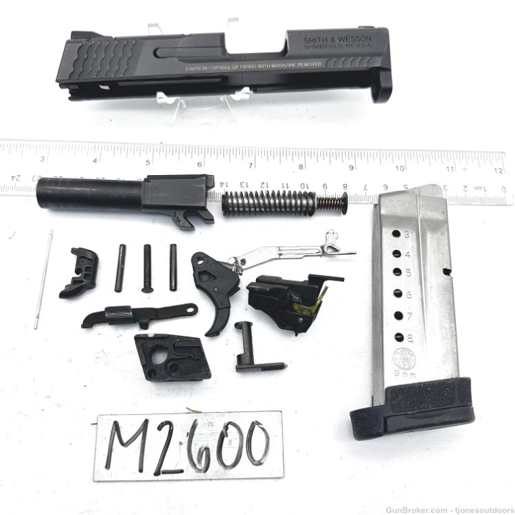 Smith & Wesson M&P 9 Shield M2.0 Slide Barrel Magazine & Repair Parts -img-2