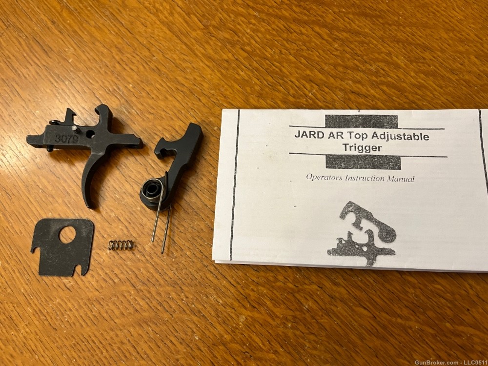 JARD AR Top Adjustable Trigger AR-15 / AR15 Curved 1.5 lbs # 3165-img-0
