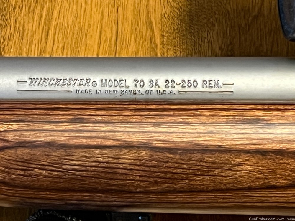 Winchester 70 Coyote 22-250 24" Stainless HB Laminate as NEW CONDITION! 730-img-12