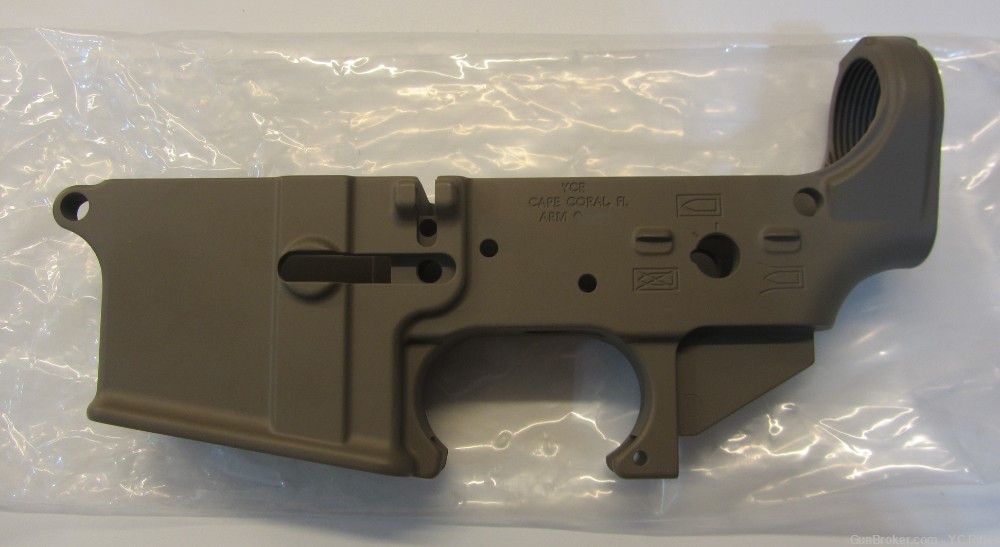 AR 15 Stripped Lower Receiver FDE-img-1