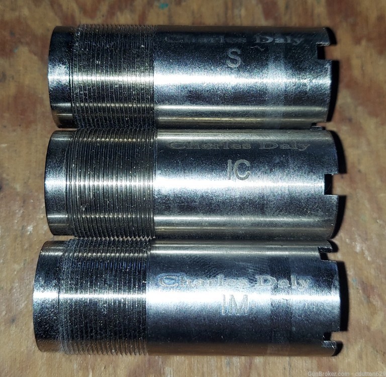 3 Charles Daly 12ga stainless steel chokes S I C IM -img-2