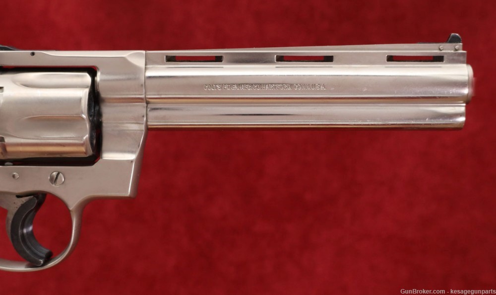 Colt Python Stainless 6 inch 1983 -img-8