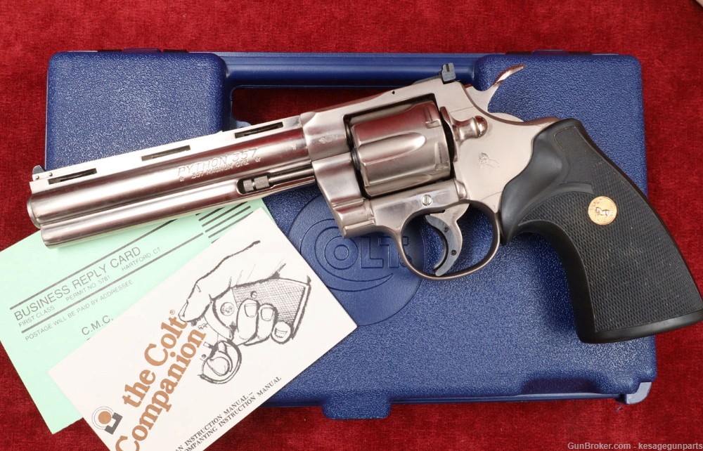 Colt Python Stainless 6 inch 1983 -img-0