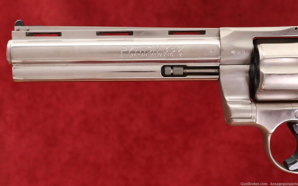 Colt Python Stainless 6 inch 1983 -img-3