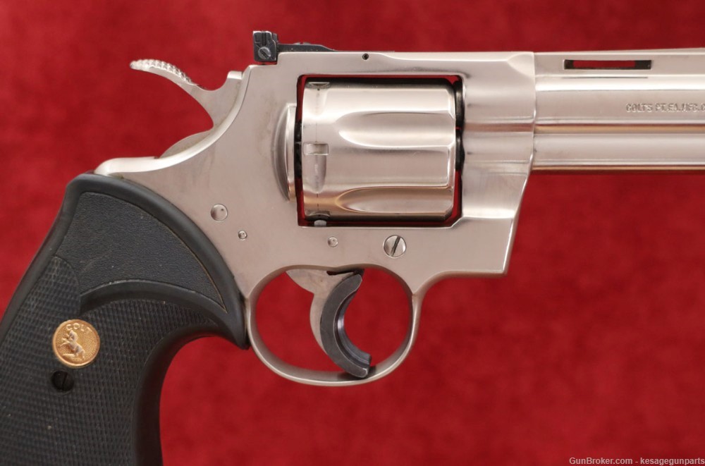 Colt Python Stainless 6 inch 1983 -img-7