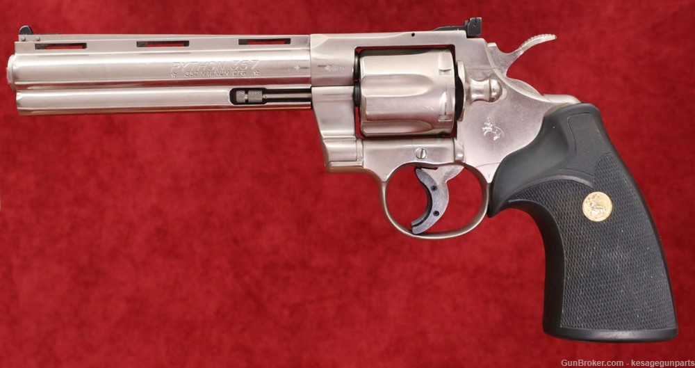 Colt Python Stainless 6 inch 1983 -img-1