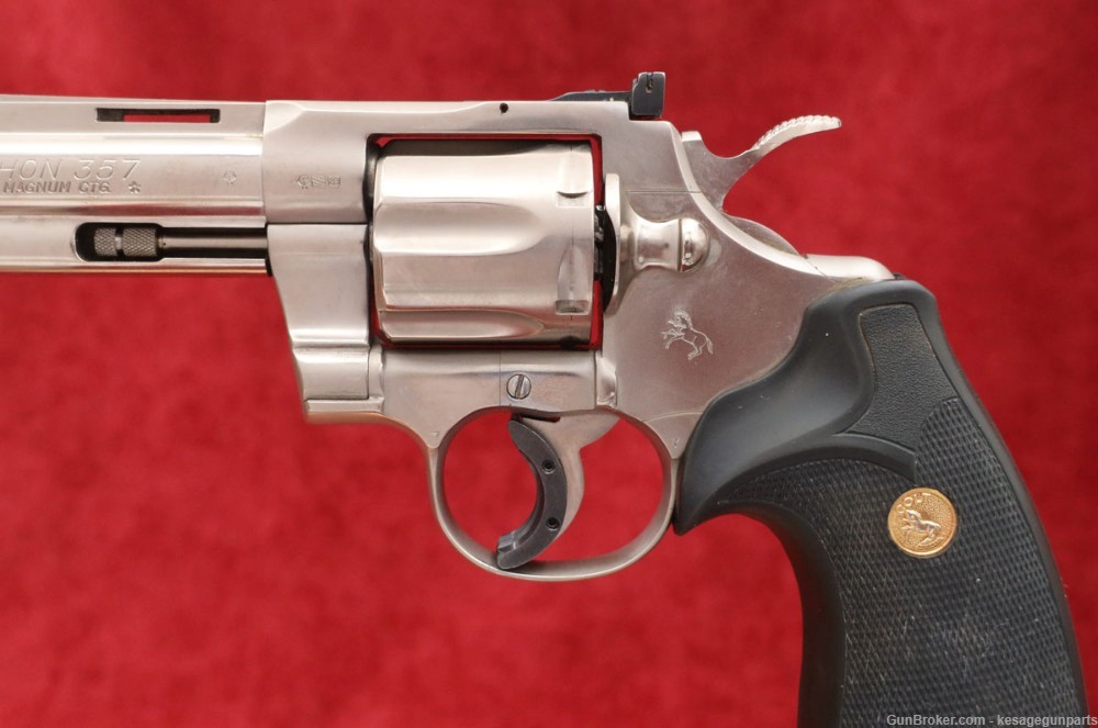 Colt Python Stainless 6 inch 1983 -img-4