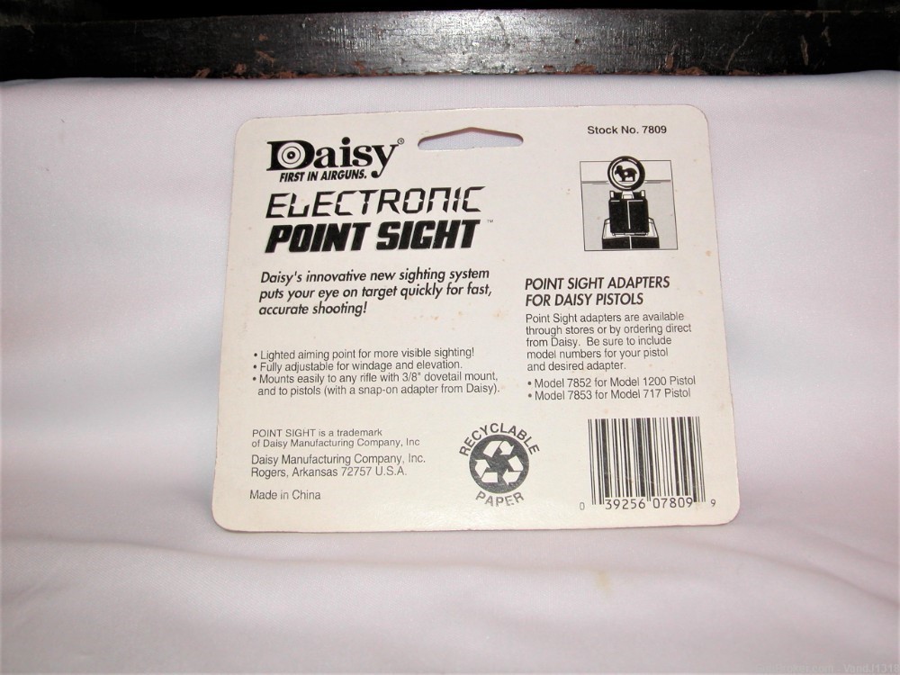 Vintage Daisy Electronic Point Air Rifle Sight NOS-img-2