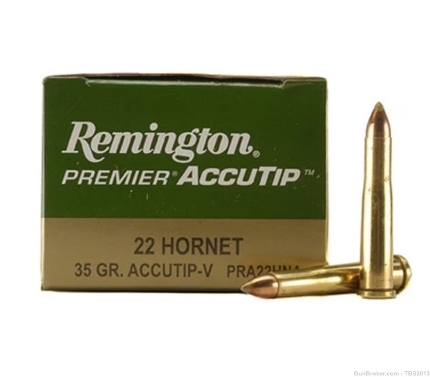 22 Hornet Remington Premier Varmint  35 Grain  AccuTip 22-img-0