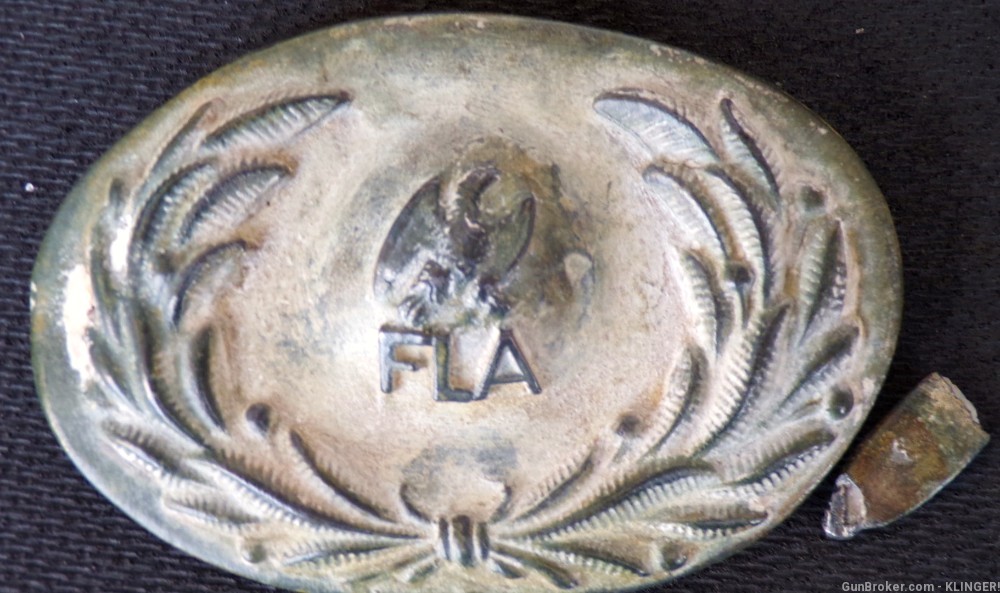 CIVIL WAR CONFEDERATE FLORIDA Belt Plate Buckle -img-0