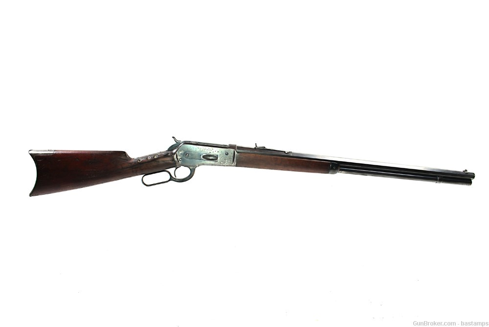 Winchester Model 1886 .45 Caliber Lever Action Rifle – SN: 17551 (Antique) -img-1