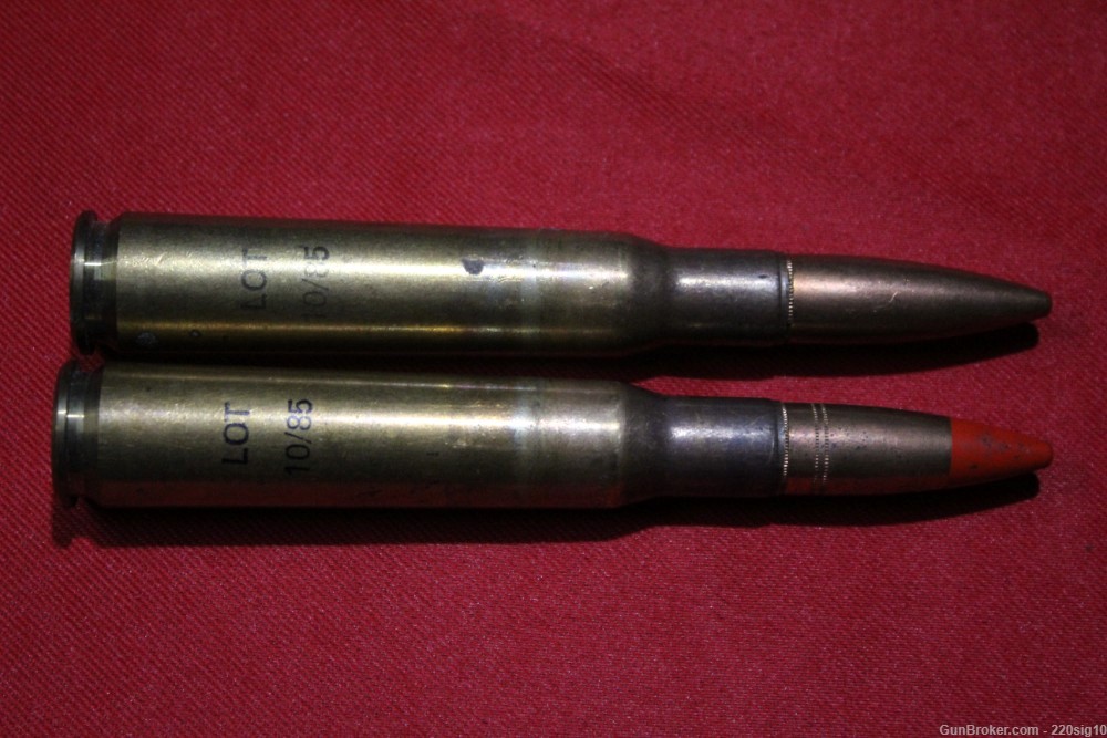 British 50 Caliber Rounds Lot Of 2 Unkown 50 BMG-img-0