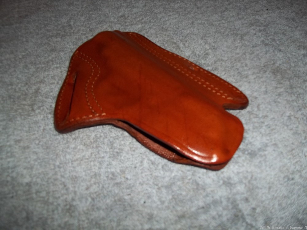 Walther PP  NOS Desantis Left Hand Speed Scabbard Leather Holster 22 32 380-img-2